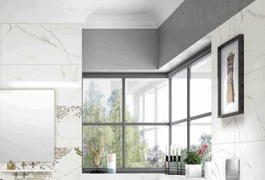 Ceramic Glazed Porcelain Floor And Wall Tile Super White Thickness 10mm supplier