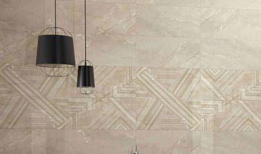 Antibacterial Glazed Porcelain Stoneware Tile Light Grey Polished Matte Finish supplier