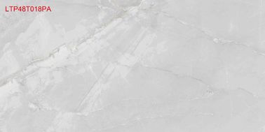 Antibacterial Glazed Porcelain Stoneware Tile Light Grey Polished Matte Finish supplier