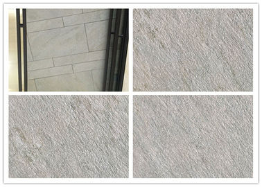 Light Grey Glazed Porcelain Floor Tiles Thickness 10mm Scratch - Resistant supplier