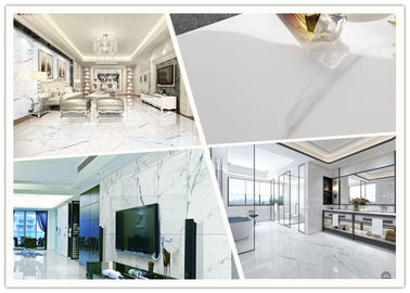 600x1200mm Glazed Polished Porcelain Tile , Marble Effect Porcelain Tiles supplier