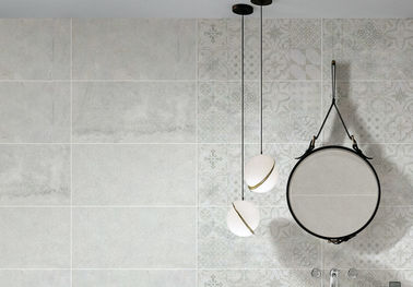 Frost Resistant Glazed Porcelain Floor Tiles Polished Matte Surface Anti Bacterial supplier