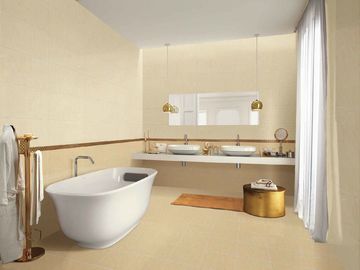 Glazed Porcelain Wall Tile , Indoor Outdoor Porcelain Tiles Commercial supplier