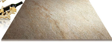 Natural Stone Effect Porcelain Floor Tiles Yellow Beige Accurate Dimensions supplier