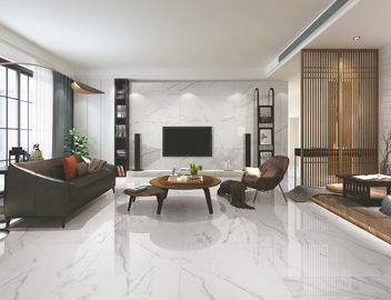 Anti Shock Matte White Porcelain Tile Thickness 12mm Compression - Resistance supplier