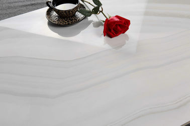 Accurate Dimensions Polished Porcelain Floor Tiles Light Grey Thickness 12mm supplier