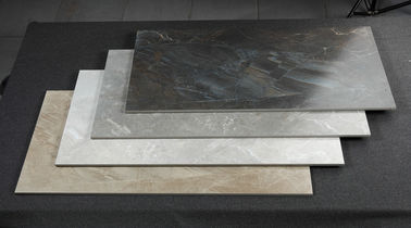 Three Surface Marble Porcelain Tile Shower , Matt Porcelain Tiles Brown supplier