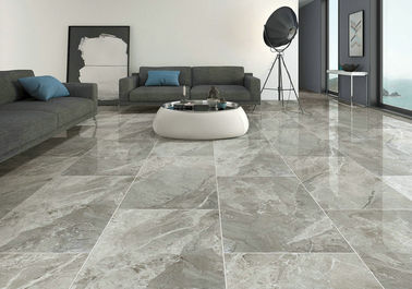 Dark Grey Porcelain Marble Floor Tile 1200x600 Non - Slip Chemical Resistant supplier