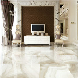Matte Surface Porcelain Marble Floor Tile Bathroom Accurate Dimensions Beige supplier