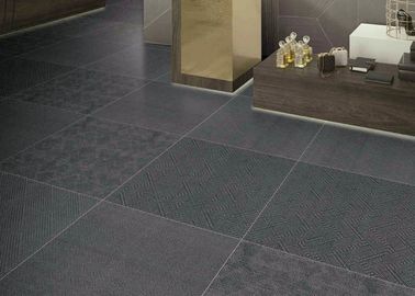 Black Color Residential Carpet Tiles , 24x24 Carpet Tiles Wear - Resisting supplier