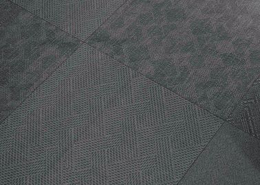 Black Color Residential Carpet Tiles , 24x24 Carpet Tiles Wear - Resisting supplier