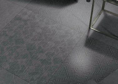 Black Color Residential Carpet Tiles , 24x24 Carpet Tiles Wear - Resisting supplier