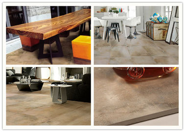 Renewable Travertine Porcelain Tile 600*600mm Accurate Dimensions Fine Air Permeability supplier