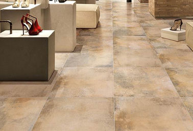 Renewable Travertine Porcelain Tile 600*600mm Accurate Dimensions Fine Air Permeability supplier