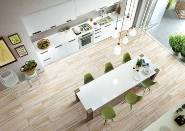 Outdoor Wood Effect Porcelain Tiles , Wood Effect Porcelain Patio Tiles supplier