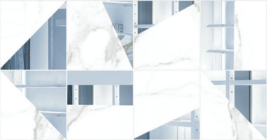 Living Room Sandstone Porcelain Tile Hospital Metro Polished Matte Finish supplier