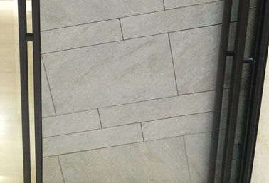 Non Slip Outdoor Porcelain Tile Durable Sandstone Convex Pattern Glazed Concave supplier