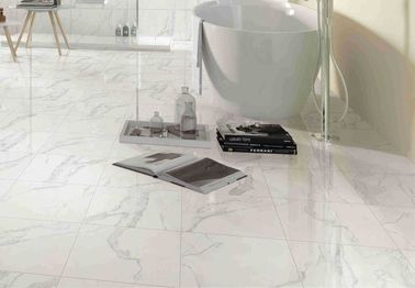 Outdoor Patterned Porcelain Tiles , Exterior Porcelain Wall Tile Super White supplier