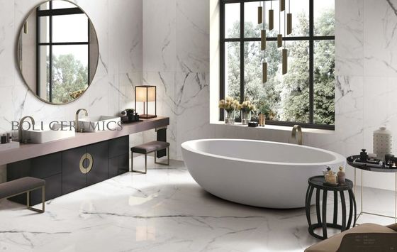 Maintenance Free Porcelain Living Room Tile Accurate Dimensions Shock Resistant